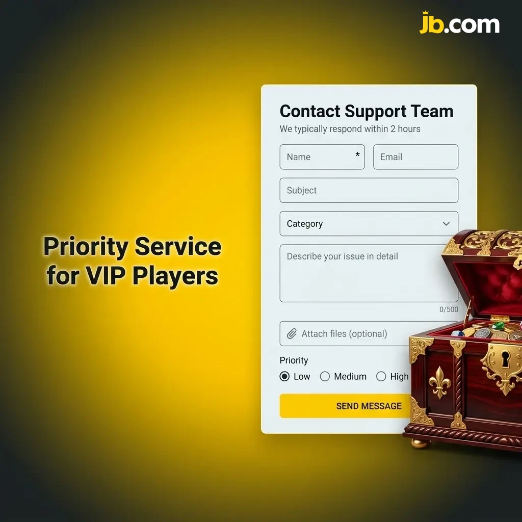VIP player receiving personalised priority support service at JB Casino with dedicated account manager assistance