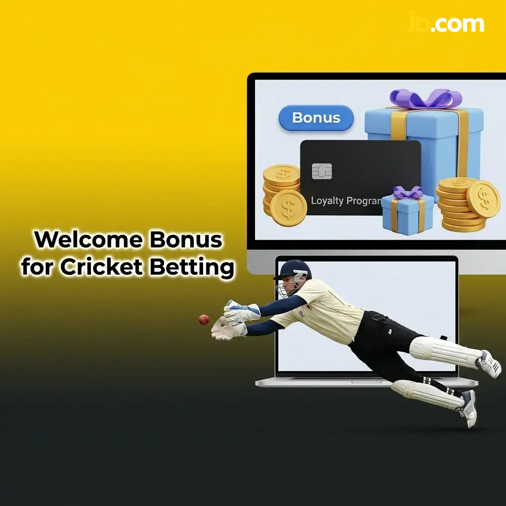 JB Casino welcome bonus up to €17,000 for new users on cricket betting markets including IPL and T20 World Cup
