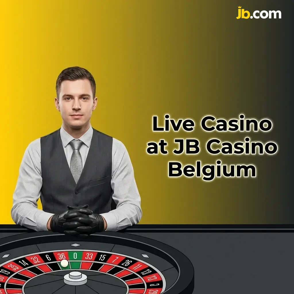 Live dealer casino games at JB Casino Belgium including roulette, blackjack, baccarat, poker and game shows via HD stream