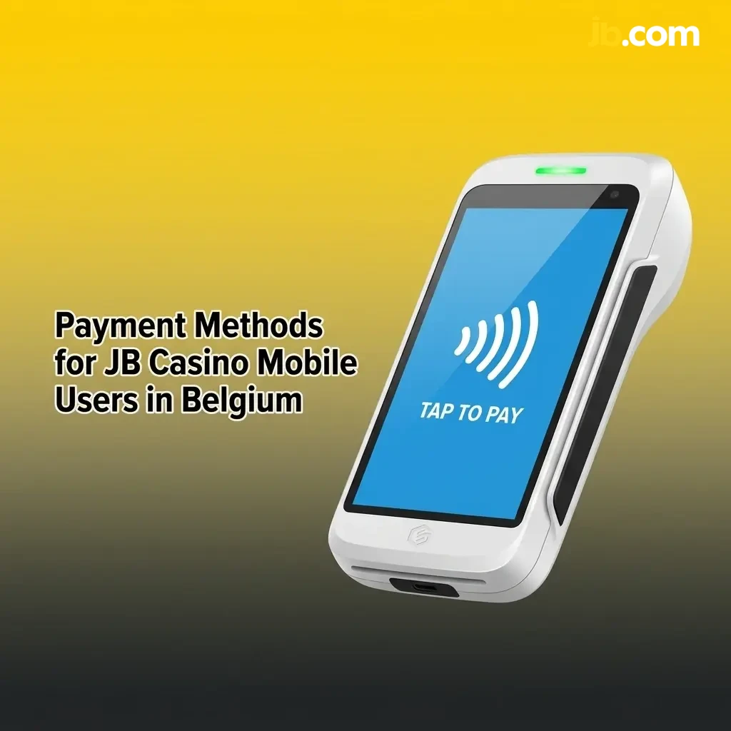JB Casino mobile payment methods in Belgium including Visa, Mastercard, Apple Pay, Google Pay, and cryptocurrency options