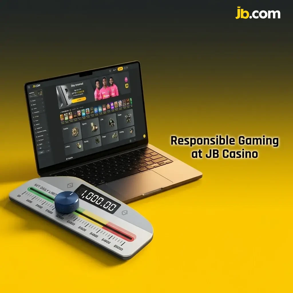 Responsible gaming tools at JB Casino Belgium including deposit limits, self-exclusion, and support resources for safe play