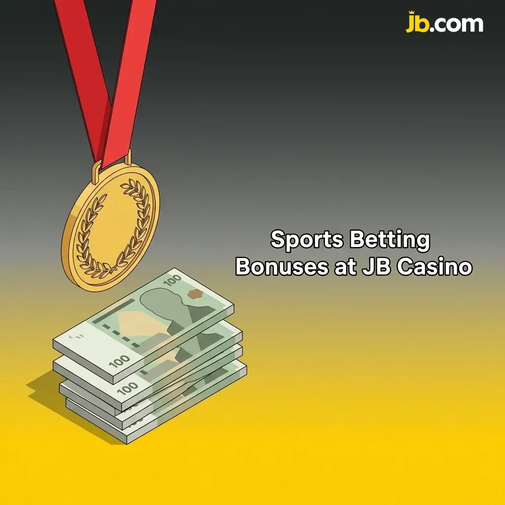 Sports betting bonuses at JB Casino including welcome bonus, accumulator boost, enhanced odds, and free bet offers