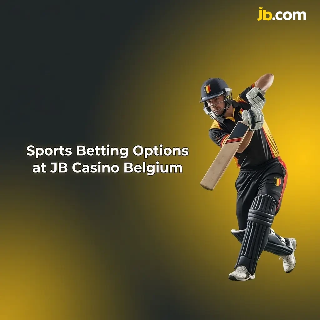 Sports betting options at JB Casino Belgium covering football, tennis, basketball, cycling, and ice hockey markets