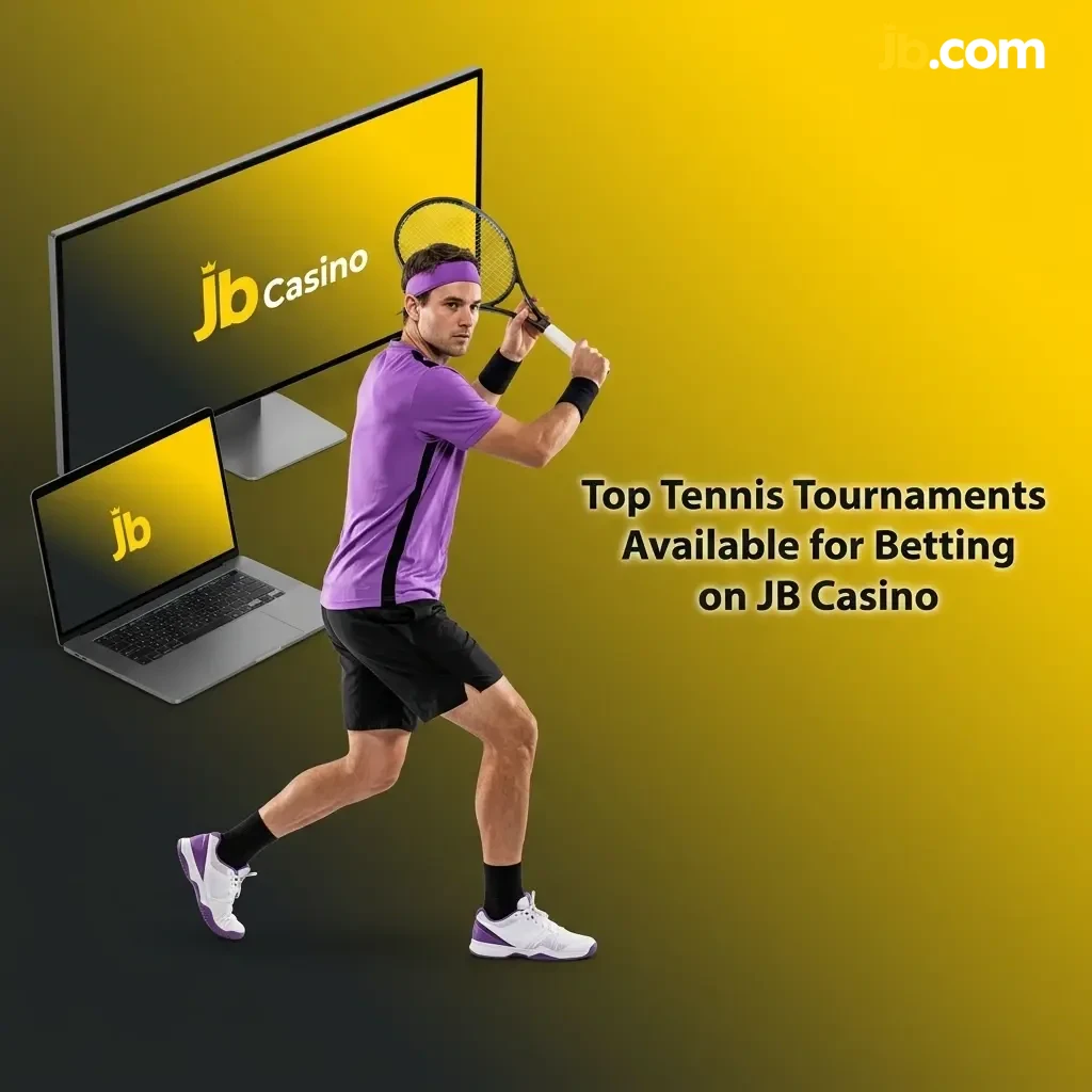 Top tennis tournaments for betting on JB Casino including Grand Slams, ATP Masters 1000, WTA, Davis Cup events year-round