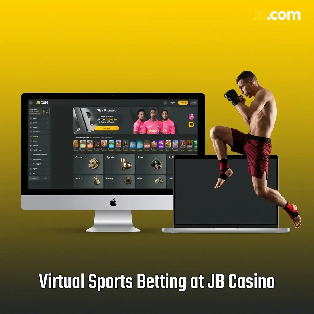 Virtual sports betting at JB Casino Belgium – football, horse racing, tennis and basketball simulated 24/7