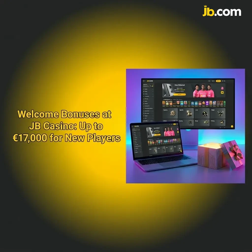 JB Casino welcome bonuses up to €17,000 for new Belgian players across casino, live casino, and sports offers