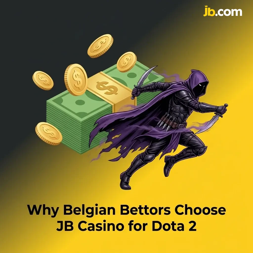 JB Casino Dota 2 betting features for Belgian bettors including bonuses, mobile app, and competitive odds