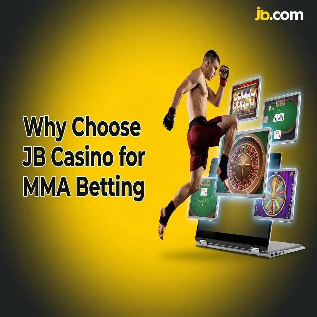 JB Casino MMA betting platform for Belgian bettors with UFC markets, live odds, and licensed gambling tools